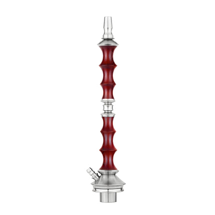 Full view of Japona Sensei Cherry hookah with stainless steel and wood
