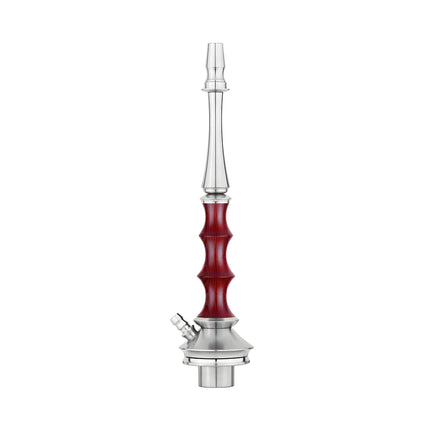 Japona Satori Cherry hookah setup with removable saucer, hose, and shaft
