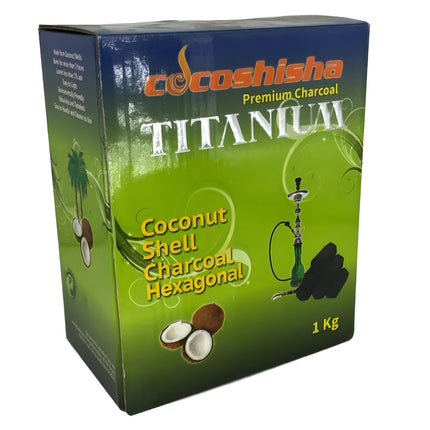 Coco Shisha Titanium Hexagon Charcoal