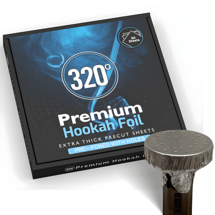 320 Pre - Cut Shisha Foil Sheets – Pre - Poked or Plain Foil | The Premium Way