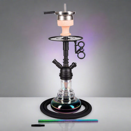 Amy Deluxe - Amy Deluxe - Mini Cloud Rainbow Black Hookah Set 060.03R - The Premium Way