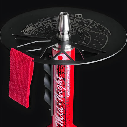 Close-up of EL BOMBER Midnight Elegance Hookah