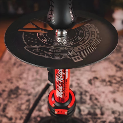 Top View of EL BOMBER Midnight Elegance Hookah Tray