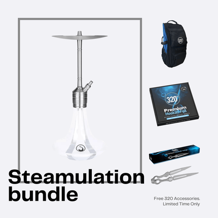 Limited Time Only: Steamulation Hookah Bundle Shisha | The Premium Way