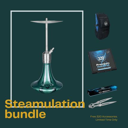 Limited Time Only: Steamulation Hookah Bundle Shisha | The Premium Way