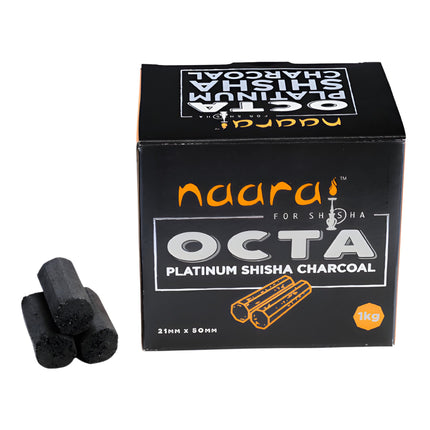 Naara for Shisha Charcoal | Octa Charcoal | The Premium Way