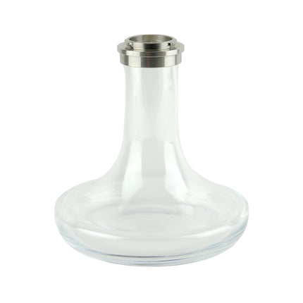 Oduman Infinity Hookah - Clear Glass with Silver Body