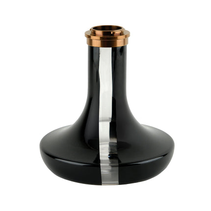 Oduman Infinity Hookah - Black Glass with Bronze Body Shisha | The Premium Way