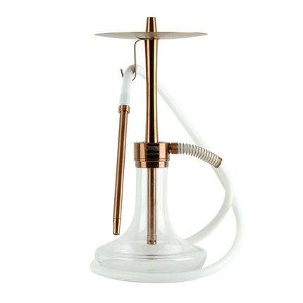 Oduman Infinity Hookah - Clear Glass with Bronze Body Shisha | The Premium Way