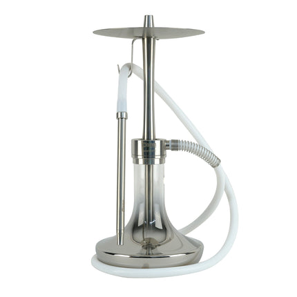 Oduman Infinity Hookah - Silver Glass with Silver Body