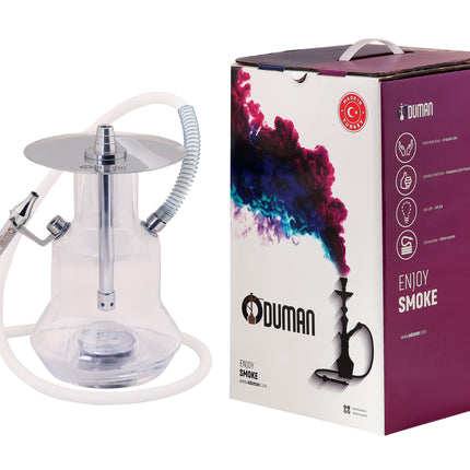 Oduman N4 Hookah – Premium Glass Hookah with LED Shisha | The Premium Way