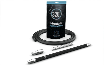 320° - 320° Carbon Handle Shisha Set - The Premium Way