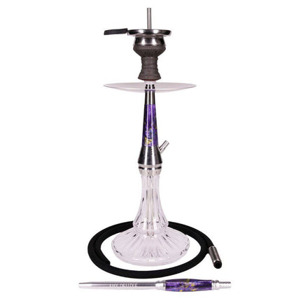 Amy Deluxe - Amy Deluxe - Galactic Purple Stainless Steel Shisha - The Premium Way