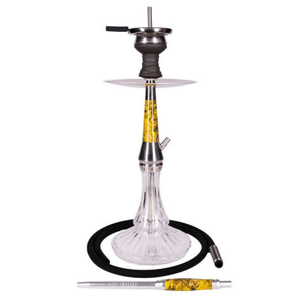 Amy Deluxe - Amy Deluxe - Galactic Yellow Steel S Edition Shisha - The Premium Way