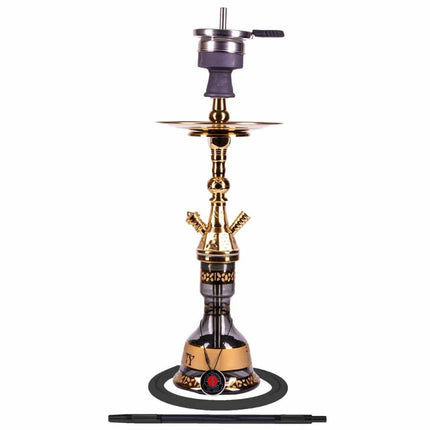 Amy Deluxe - Amy Deluxe - Mini Harfi - Gold Black Shisha Set 67cm - The Premium Way