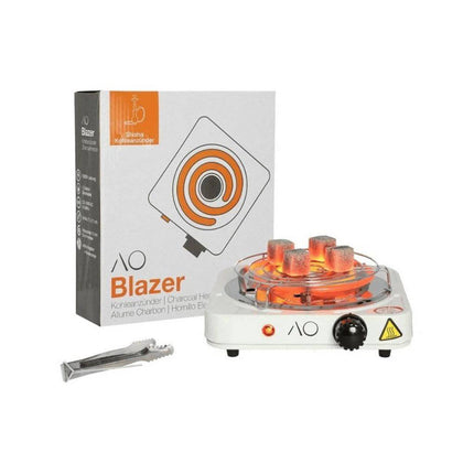 AO - AO Blazer 1000W Electric Shisha Charcoal Burner & Tongs - The Premium Way