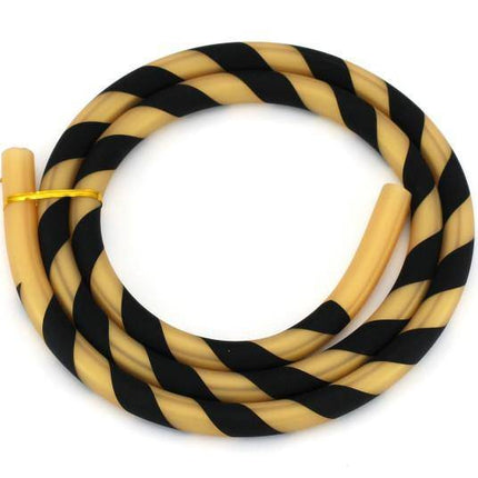 Caesar - Caesar Black & Gold Silicone Shisha Hose - The Premium Way