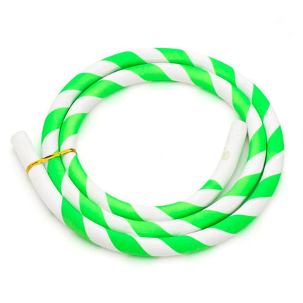 Caesar - Caesar Green & White Silicone Shisha Hose - The Premium Way