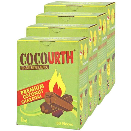 Cocourth - Cocourth Hexagon Coconut Shisha Charcoal - 60 Pieces - The Premium Way