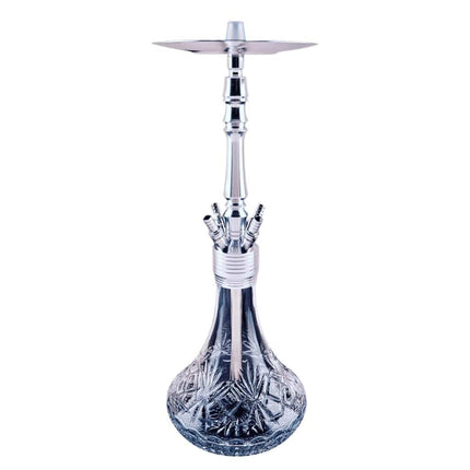 DSCHINNI® - Dschinni Drip Crystal Silver Hookah - The Premium Way