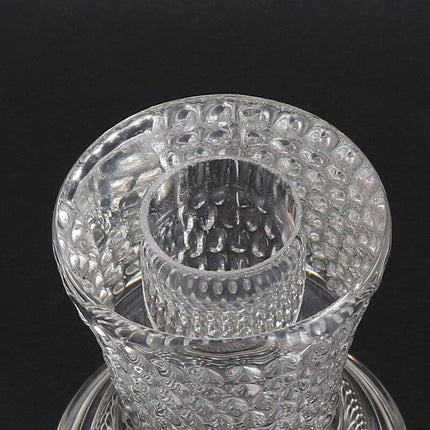 Essentials - Crystal Glass Hookah Bowl with Net Shisha Set - The Premium Way