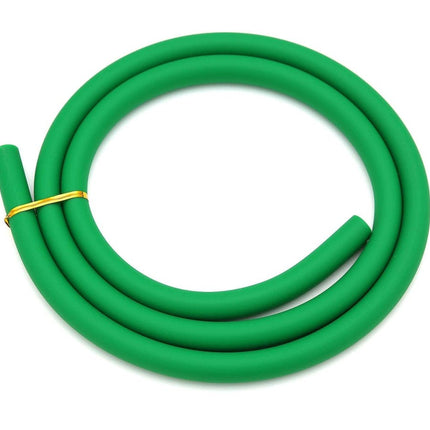 Essentials - Essentials Shisha Silicone Matte Hose - Green - The Premium Way