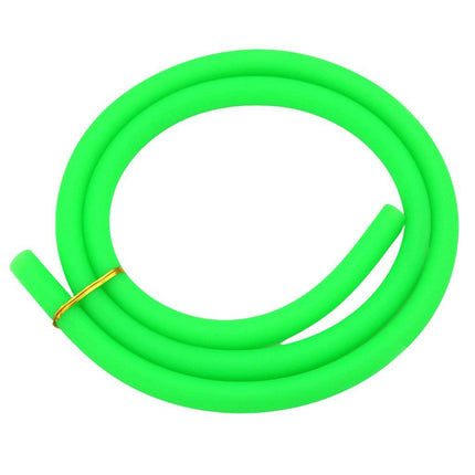 Essentials - Essentials Shisha Silicone Matte Hose - Light Green - The Premium Way