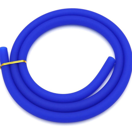 Essentials - German Premium Shisha Silicone Hose - Matte Blue - The Premium Way