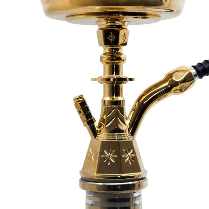 King Buzz - King Buzz Traditional Small Shisha - Gold - The Premium Way