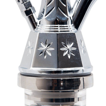 King Buzz - King Buzz Traditional Small Shisha - Silver - The Premium Way