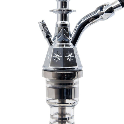 King Buzz - King Buzz Traditional Small Shisha - Silver - The Premium Way