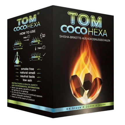 TOM - Tom Coco Hexa Coconut Charcoal - The Premium Way